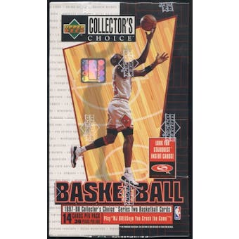 1997/98 Upper Deck Collector's Choice Series 2 Basketball Hobby Box