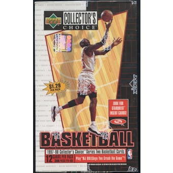 1997/98 Upper Deck Collector's Choice Series 2 Basketball Prepriced Box