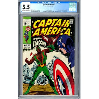 Captain America #117 CGC 5.5 (OW-W) *1226510003*