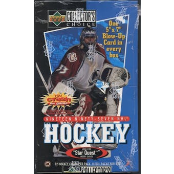 1997/98 Upper Deck Collectors Choice Hockey 8-Pack Box