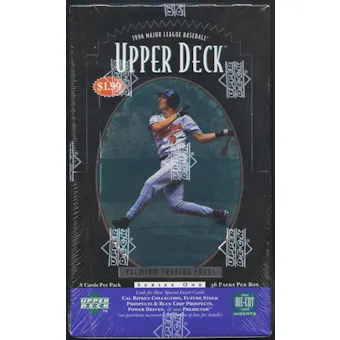 1996 Upper Deck Series 1 Baseball Prepriced Box