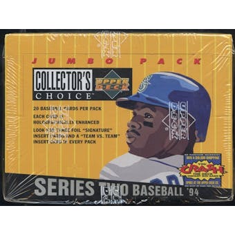 1994 Upper Deck Collector's Choice Series 2 Baseball Jumbo Box