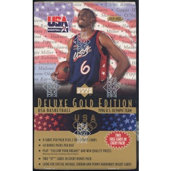 1996/97 Upper Deck USA Gold Edition Basketball Value Added Box