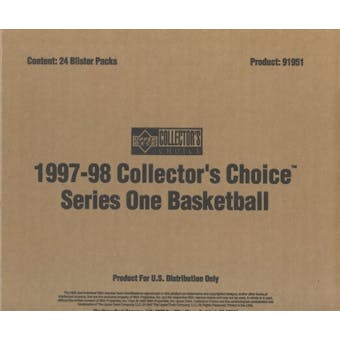 1997/98 Upper Deck Collector's Choice Series 1 Basketball Blister Box