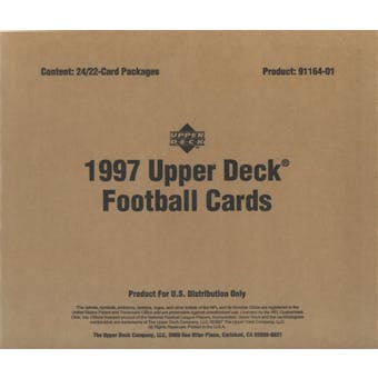1997 Upper Deck Football Blister Box
