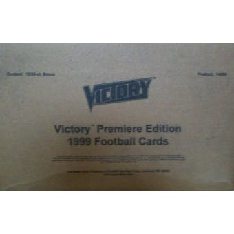 1999 Upper Deck Victory Football 12-Box Hobby Case