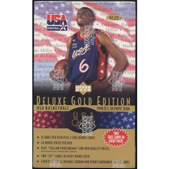 1996/97 Upper Deck USA Gold Edition Basketball Pre-priced Box