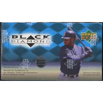 1999 Upper Deck Black Diamond Baseball Retail Box