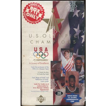 1996 Upper Deck U.S. Olympic Champions Value Added Box