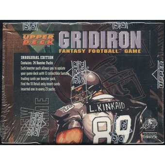 Gridiron Fantasy Football Game Booster Box (1995 Upper Deck)