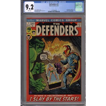 Defenders #1 CGC 9.2 (W) *1227936004*