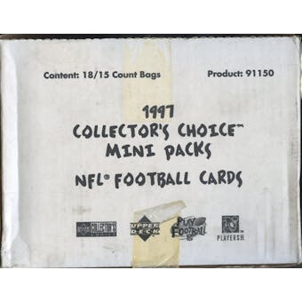 1997 Upper Deck Collector's Choice Football Mini Pack Case
