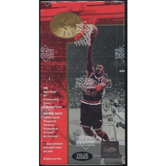 1995/96 Upper Deck SP Championship Series Basketball Value Added Box