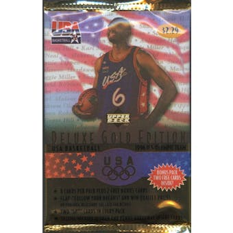 1996/97 Upper Deck USA Gold Edition Basketball Prepriced 24 Pack Lot