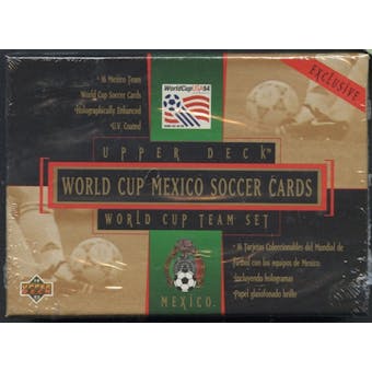 1994 Upper Deck World Cup Mexico Soccer Team Set