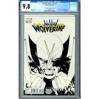 All-New Wolverine #1 CGC 9.8 (W) Local Comic Shop Sketch *1228395013*