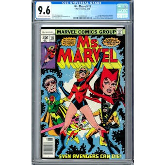 Ms. Marvel #18 CGC 9.6 (OW-W) *1228395025*