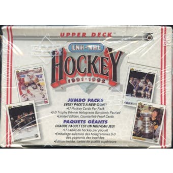 1991/92 Upper Deck French Low # Hockey Jumbo Box