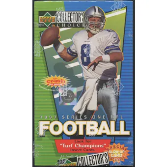 1997 Upper Deck Collector's Choice Series 1 Football Blaster Box