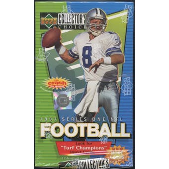 1997 Upper Deck Collector's Choice Series 1 Football 24-Pack Retail Box