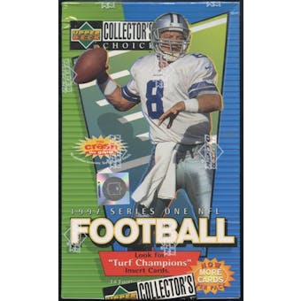 1997 Upper Deck Collector's Choice Series 1 Football 36-Pack Retail Box