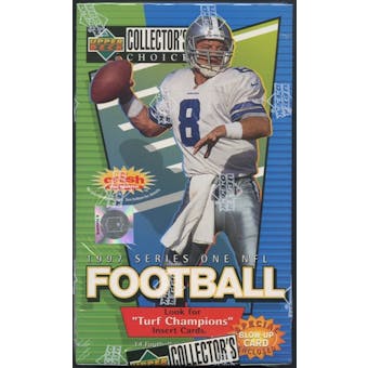 1997 Upper Deck Collector's Choice Series 1 Football 16-Pack Retail Box