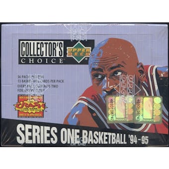 1994/95 Upper Deck Collector's Choice Series 1 Basketball 36-Pack Box (13 Cards per Pack)