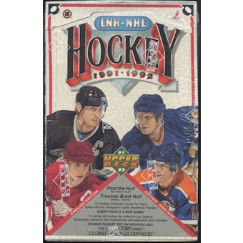 1991/92 Upper Deck English Low # Hockey Retail Box