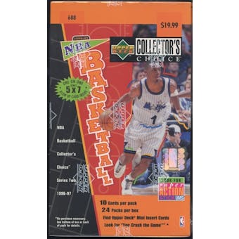 1996/97 Upper Deck Collector's Choice Series 2 Basketball Blaster Box