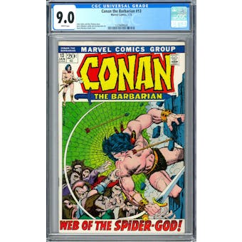 Conan the Barbarian #13 CGC 9.0 (W) *1229689008*
