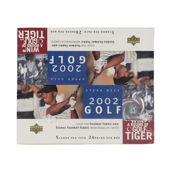 2002 Upper Deck Golf Retail Box