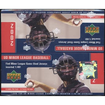 2002 Upper Deck Minor League Baseball Retail Box