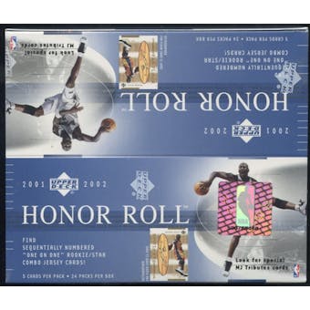 2001/02 Upper Deck Honor Roll Basketball Retail Box