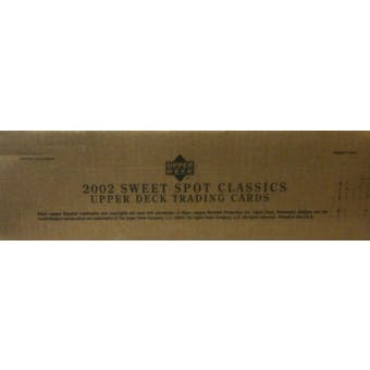 2002 Upper Deck Sweet Spot Classics Baseball 16-Box Hobby Case