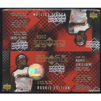 2000 Upper Deck Black Diamond Rookie Edition Baseball Retail Box