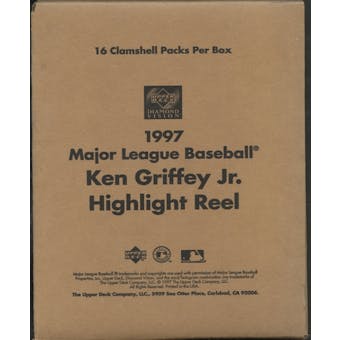 1997 Upper Deck Diamond Vision Baseball Ken Griffey Jr. Highlight Reel Retail Box