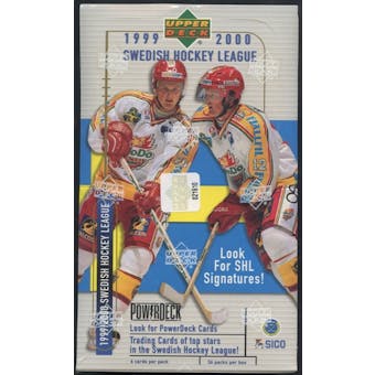 1999/00 Upper Deck Swedish Hockey League Hobby Box