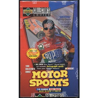1998 Upper Deck Collector's Choice Racing Retail Box