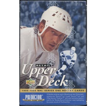 1995/96 Upper Deck Series 1 French Hockey Retail Box