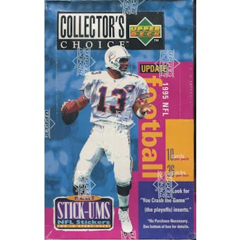 1995 Upper Deck Collector's Choice Update Football Retail Box
