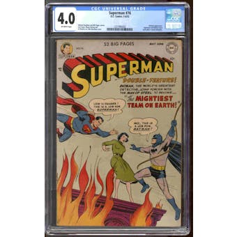 Superman #76 CGC 4.0 (OW) *1231995002*