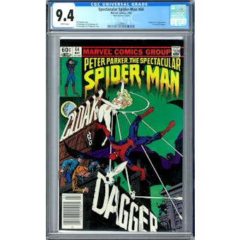 Spectacular Spider-Man #64 CGC 9.4 (W) Mark Jewelers Insert *1232066011*