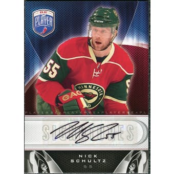 2009/10 Upper Deck Be A Player Signatures #SNS Nick Schultz Autograph