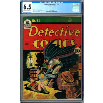 Detective Comics #51 CGC 6.5 (C-OW) *1232255001*