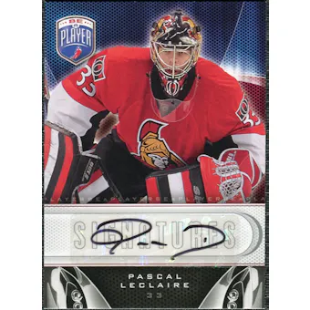 2009/10 Upper Deck Be A Player Signatures #SPL Pascal Leclaire Autograph