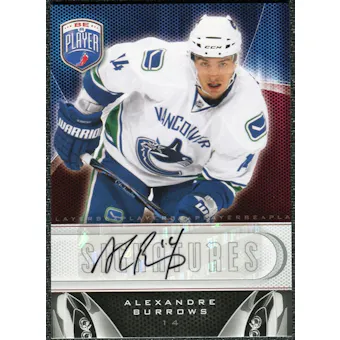 2009/10 Upper Deck Be A Player Signatures #SAX Alexandre Burrows Autograph