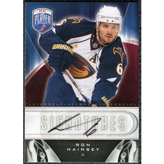 2009/10 Upper Deck Be A Player Signatures #SRH Ron Hainsey Autograph
