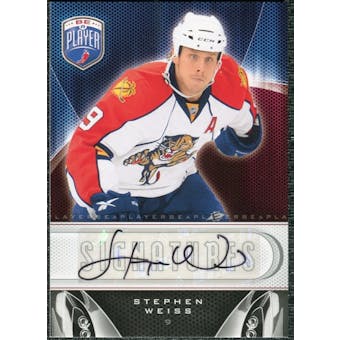 2009/10 Upper Deck Be A Player Signatures #SWE Stephen Weiss Autograph