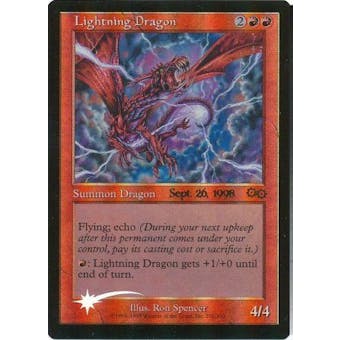 Magic the Gathering Promo Lightning Dragon - PRERELEASE Foil SIGNED BY RON SPENCER