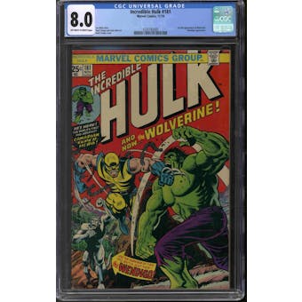 Incredible Hulk #181 CGC 8.0 (OW-W) *1235182005*